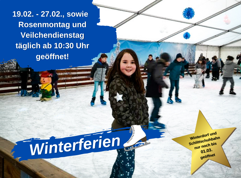 Winterferien 2022 -Schlittschuhlaufen im Freizeitpark