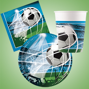 Geburtstagsmotto Fußball - Tischdeko